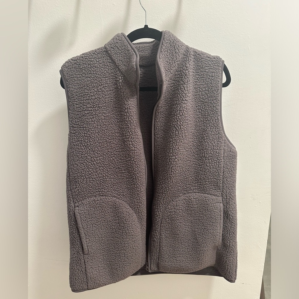 MUJI grey vest